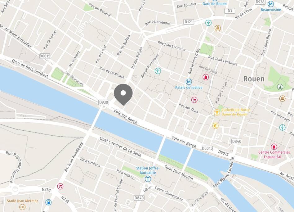 Appartement En Bord De Seine Руан Екстериор снимка